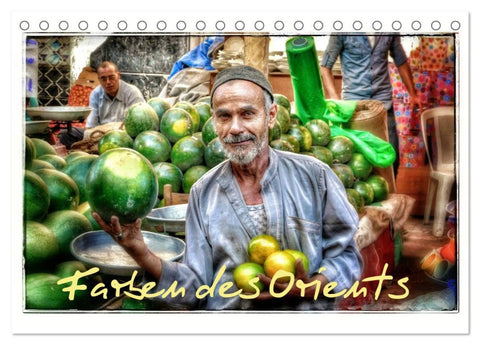 Farben des Orients (Tischkalender 2026 DIN A5 quer), CALVENDO Monatskalender