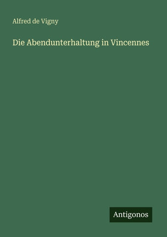 Die Abendunterhaltung in Vincennes