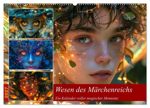 Wesen des Märchenreichs (Wandkalender 2027 DIN A2 quer), CALVENDO Monatskalender