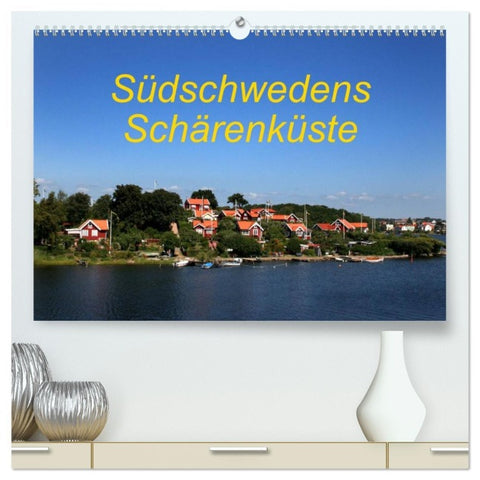 Südschwedens Schärenküste (hochwertiger Premium Wandkalender 2026 DIN A2 quer), Kunstdruck in Hochglanz