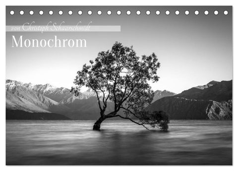 Monochrome Wonders (Tischkalender 2027 DIN A5 quer), CALVENDO Monatskalender