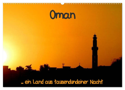 Oman (Wandkalender 2026 DIN A2 quer), CALVENDO Monatskalender