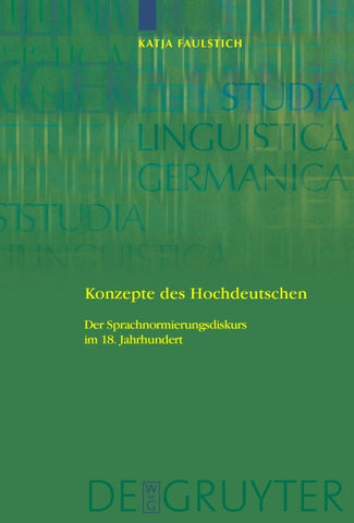 Konzepte des Hochdeutschen