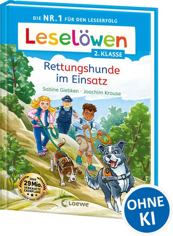 Leselöwen 2. Klasse - Rettungshunde im Einsatz