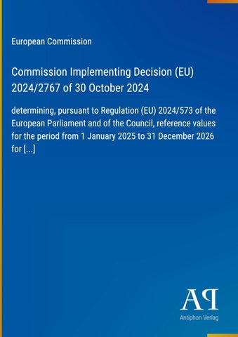 Commission Implementing Decision (EU) 2024/2767 of 30 October 2024