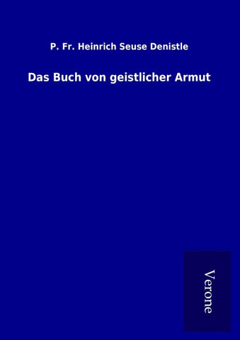 Das Buch von geistlicher Armut