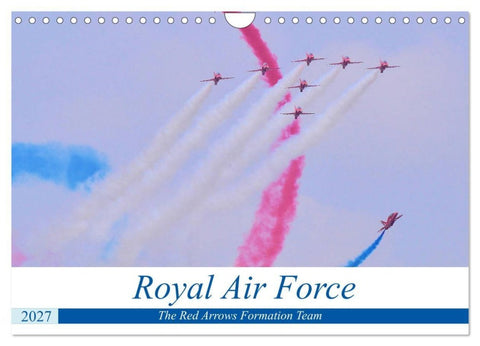 Royal Air Force The Red Arrows Formation Team (Wall Calendar 2027 DIN A4 landscape), CALVENDO 12 Month Wall Calendar