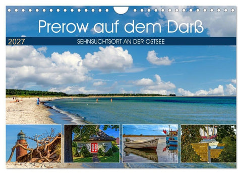 Prerow auf dem Darß - Sehnsuchtsort an der Ostsee (Wandkalender 2027 DIN A4 quer), CALVENDO Monatskalender