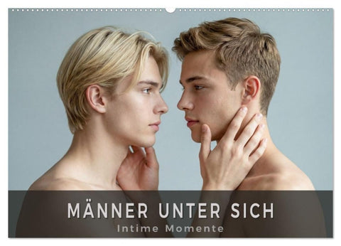Männer unter sich - Intime Momente (Wandkalender 2027 DIN A2 quer), CALVENDO Monatskalender