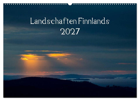 Landschaften Finnlands (Wandkalender 2027 DIN A2 quer), CALVENDO Monatskalender