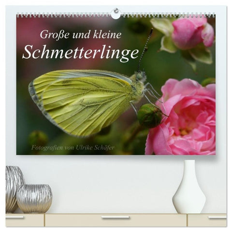 Große und kleine Schmetterlinge (hochwertiger Premium Wandkalender 2027 DIN A2 quer), Kunstdruck in Hochglanz