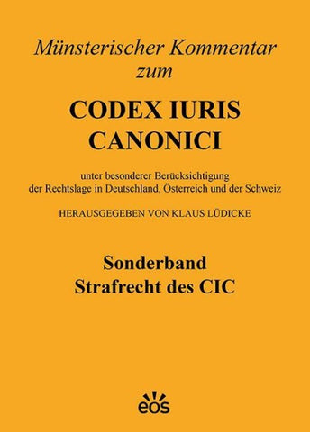 Münsterischer Kommentar zum CIC - Sonderband Strafrecht des CIC