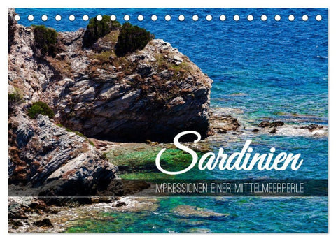 Sardinien - Impressionen Einer Mittelmeerperle (Tischkalender 2027 DIN A5 quer), CALVENDO Monatskalender