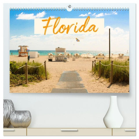 Florida - The Sunshine State (hochwertiger Premium Wandkalender 2027 DIN A2 quer), Kunstdruck in Hochglanz