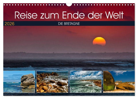 Die Bretagne - Eine Reise zum Ende der Welt (Wandkalender 2026 DIN A3 quer), CALVENDO Monatskalender