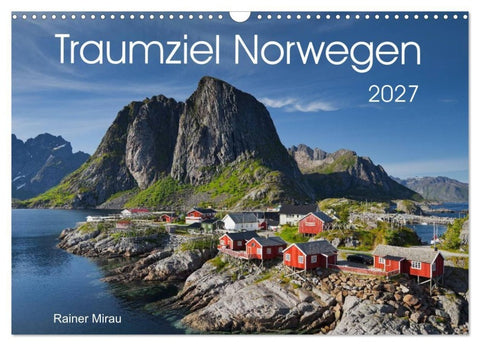 Traumziel Norwegen 2027 (Wandkalender 2027 DIN A3 quer), CALVENDO Monatskalender