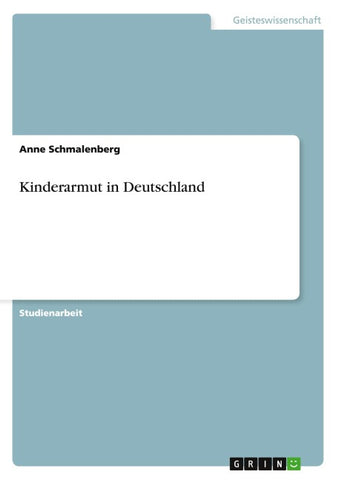 Kinderarmut in Deutschland