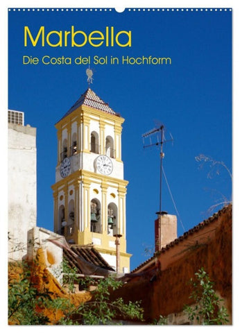 Marbella - Die Costa del Sol in Hochform (Wandkalender 2027 DIN A2 hoch), CALVENDO Monatskalender
