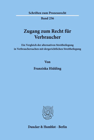 Zugang zum Recht für Verbraucher.