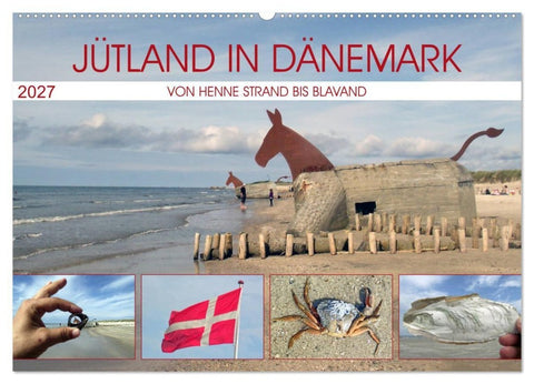 Jütland in Dänemark - Von Henne Strand bis Blavand (Wandkalender 2027 DIN A2 quer), CALVENDO Monatskalender