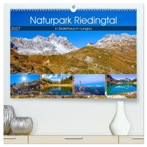 Naturpark Riedingtal (hochwertiger Premium Wandkalender 2027 DIN A2 quer), Kunstdruck in Hochglanz