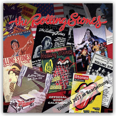 The Rolling Stones – Die Rolling Stones 2027 – Wandkalender