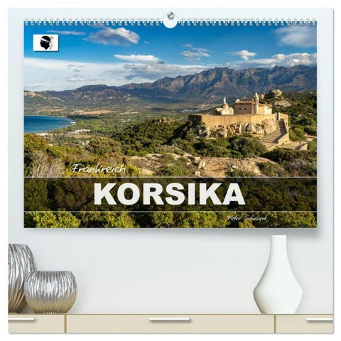 Frankreich - Korsika (hochwertiger Premium Wandkalender 2026 DIN A2 quer), Kunstdruck in Hochglanz