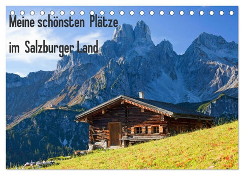 Meine schönsten Plätze im Salzburger Land (Tischkalender 2027 DIN A5 quer), CALVENDO Monatskalender
