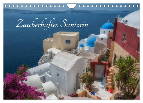 Zauberhaftes Santorin (Wandkalender 2026 DIN A4 quer), CALVENDO Monatskalender