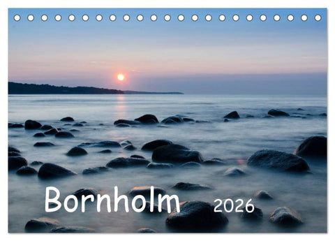 Bornholm (Tischkalender 2026 DIN A5 quer), CALVENDO Monatskalender