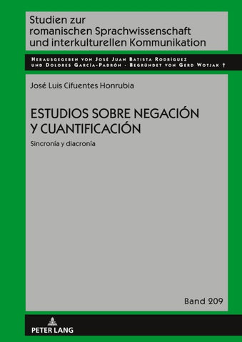 Estudios sobre negación y cuantificación