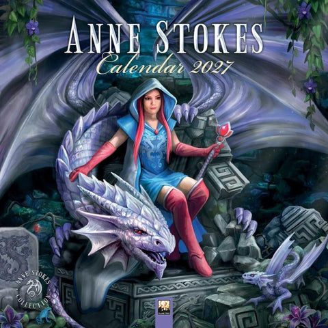 Anne Stokes 2027 – Original Flame Tree Publishing-Kalender [Kalender]