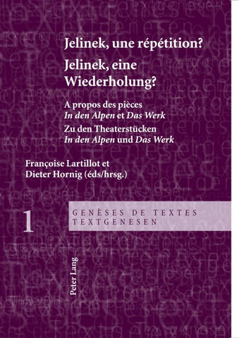 Jelinek, une répétition ?- Jelinek, eine Wiederholung?