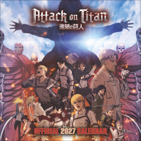 Attack on Titan Broschurkalender 2027