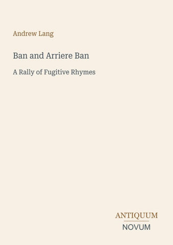 Ban and Arriere Ban