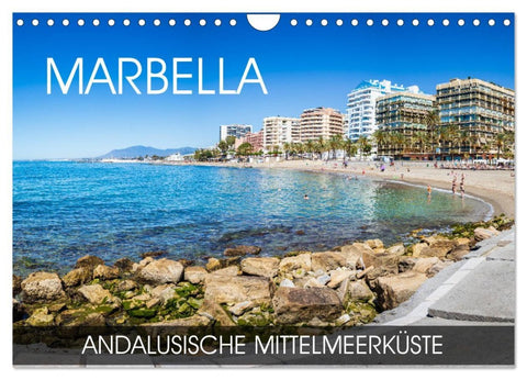Marbella - andalusische Mittelmeerküste (Wandkalender 2026 DIN A4 quer), CALVENDO Monatskalender