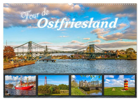 Tour de Ostfriesland (Wandkalender 2027 DIN A2 quer), CALVENDO Monatskalender