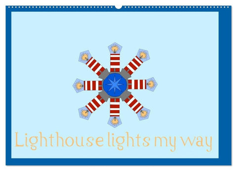 Lighthouse lights my way (Wall Calendar 2027 DIN A2 landscape), CALVENDO 12 Month Wall Calendar