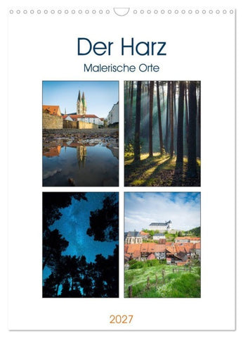 Der Harz - Malerische Orte (Wandkalender 2027 DIN A3 hoch), CALVENDO Monatskalender