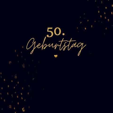 50. Geburtstag- Gästebuch Blanko