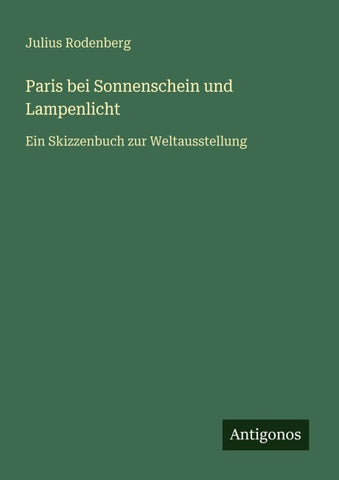 Paris bei Sonnenschein und Lampenlicht