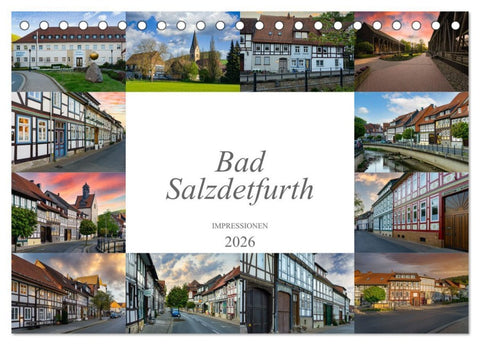 Bad Salzdetfurth Impressionen (Tischkalender 2026 DIN A5 quer), CALVENDO Monatskalender