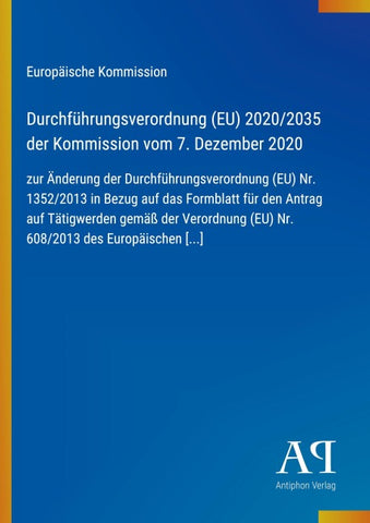 Durchführungsverordnung (EU) 2020/2035 der Kommission vom 7. Dezember 2020