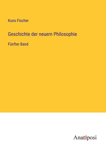 Geschichte der neuern Philosophie
