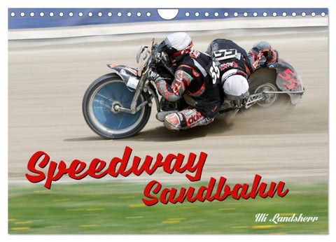 Speedway Sandbahn (Wandkalender 2027 DIN A4 quer), CALVENDO Monatskalender