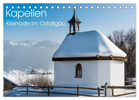 Kapellen - Kleinode im Ostallgäu mit Planerfunktion (Tischkalender 2027 DIN A5 quer), CALVENDO Monatskalender