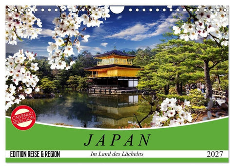 Japan. Im Land des Lächelns (Wandkalender 2027 DIN A4 quer), CALVENDO Monatskalender