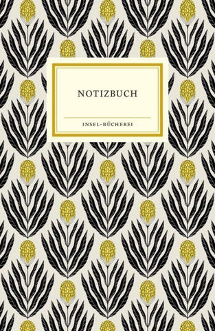 Notizbuch Insel-Bücherei »Goldene Protea«