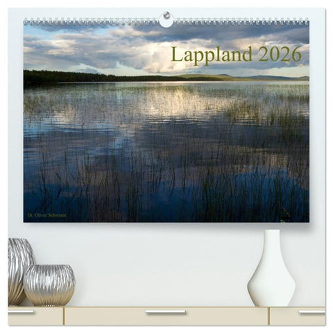 Lappland 2026 (hochwertiger Premium Wandkalender 2026 DIN A2 quer), Kunstdruck in Hochglanz