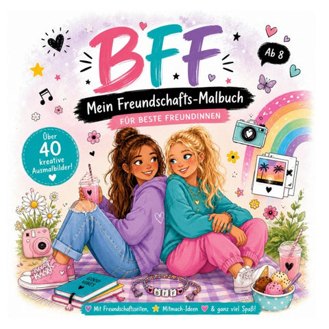 BFF Mein Freundschafts-Malbuch